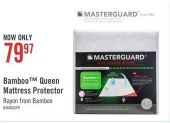 The Brick Masterguard® natural bamboo™ queen mattress protector offer