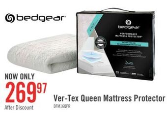 The Brick Bedgear ver-tex® 6.1 performance queen mattress protector offer