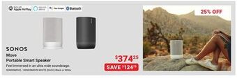 Visions Electronics Sonos move portable smart speaker offer