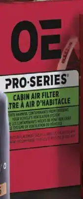 PartSource Cabin air filters offer