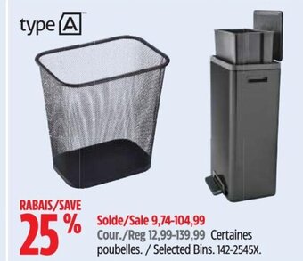 Canadian Tire Selected Bins. offer