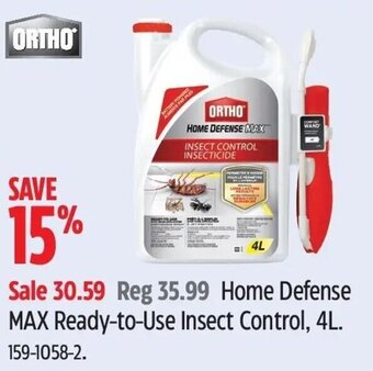 Canadian Tire ORTHO Home Defense MAX Ready-to-Use Insect Control, 4L. offer