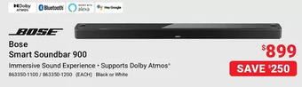 Visions Electronics Bose smart soundbar 900 offer