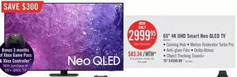 The Brick Samsung 65 qn90c 4k neo qled tv offer