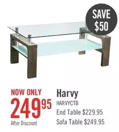 The Brick Harvy coffee table offer