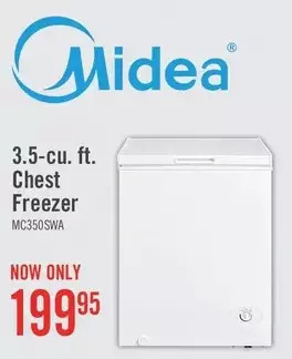 The Brick Midea 3.5 cu. ft. chest freezer – mc350swar0rc1 offer