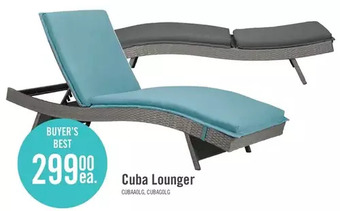 The Brick Cuba lounger - blue offer