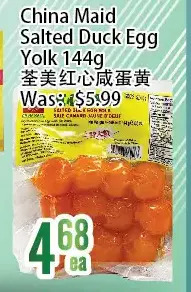 Bestco Food Mart China maid salted duck egg yolk offer
