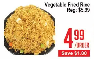 Skyland Foodmart Vegetable fried rice offer