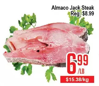 Skyland Foodmart Almaco jack steak offer