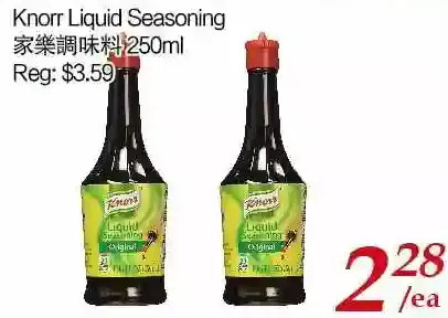 Tone Tai Supermarket Knorr liquid seasoning offer
