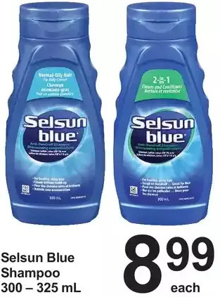 Pharmasave Selsun blue shampoo offer