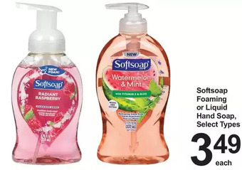 Pharmasave Softsoap foaming or liquid hand soap offer
