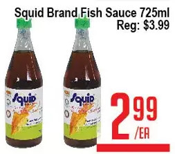 Skyland Foodmart Squid brand fish sauce offer