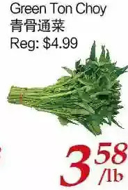 Tone Tai Supermarket Green ton choy offer