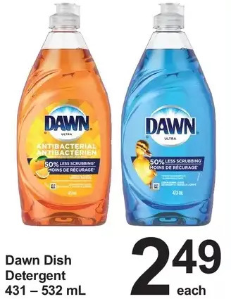 Pharmasave Dawn dish detergent offer
