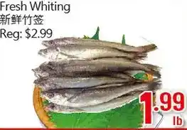 Hong Tai Supermarket Fresh whiting offer