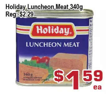 Top Food Supermarket Holiday luncheon meat offer