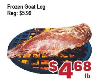 Top Food Supermarket Frozen goat leg offer