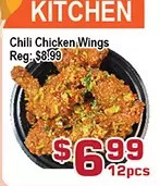 Top Food Supermarket Chili chicken wings offer