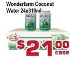 Top Food Supermarket Wonderfarm coconut water offer