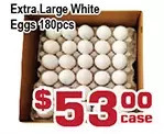 Top Food Supermarket Extra large white eggs offer
