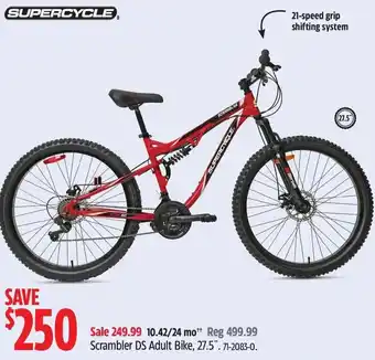 Canadian Tire Scrambler DS Adult Bike, 27.5". 71-2083-0. offer