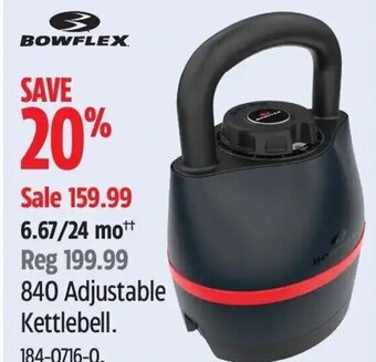 Canadian Tire BOWFLEX 840 Adjustable Kettlebell. offer