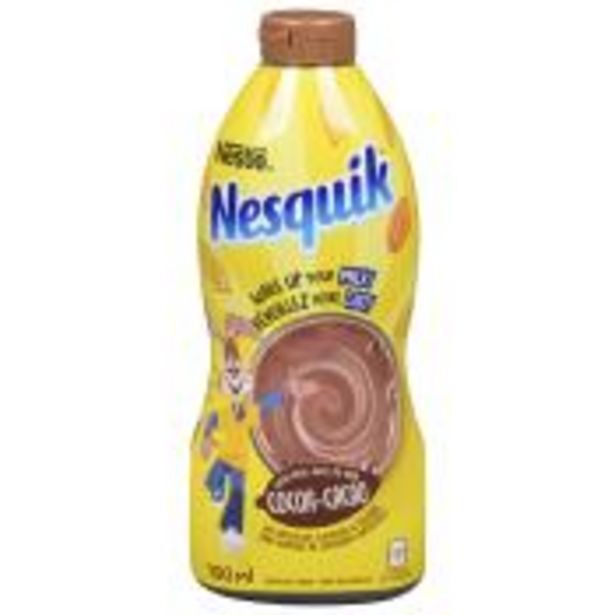 Calgary Co-op Nesquik chocolate milk syrup offer