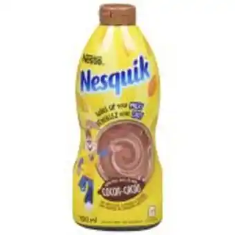 Calgary Co-op Nesquik chocolate milk syrup offer