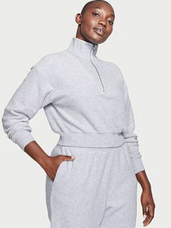 Victoria's Secret Brushed fleece half-zip offer