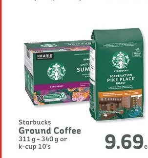 IGA Starbucks ground coffee offer