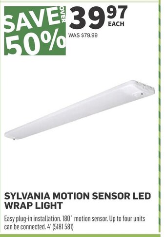 Co-op SYLVANIA MOTION SENSOR LED WRAP LIGHT offer