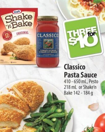 Co-op Classico pasta sauce offer
