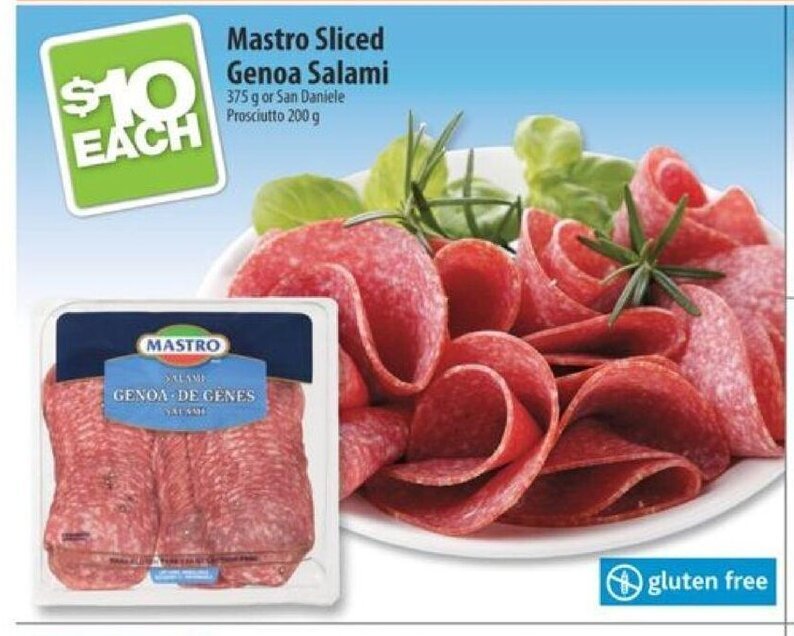 Co-op Mastro Sliced Genoa Salami as offer