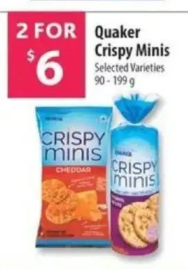 Co-op Quaker Crispy Minis offer