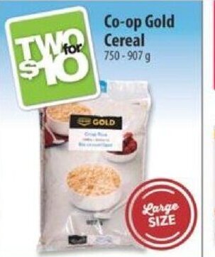 Co-op Gold cereal offer