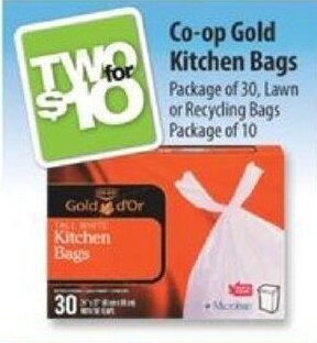 Co-op Kitchen Bags offer