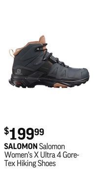 Sport Chek Salomon women's x ultra 4 gore-tex hiking shoes offer