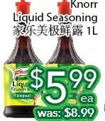Ample Food Market Knorr liquid seasoning offer