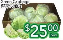 Ample Food Market Green cabbage offer