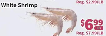 Blue Sky Supermarket White shrimp offer