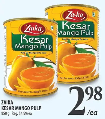 Al Premium Food Mart Zaika kesar mango pulp offer