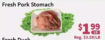 Blue Sky Supermarket Fresh pork stomach offer