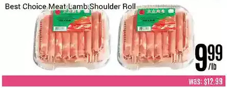 Nations Fresh Foods Best choice meat lamb shoulder roll offer