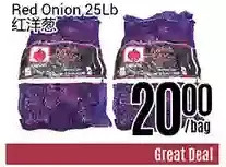 Nations Fresh Foods Red onion offer