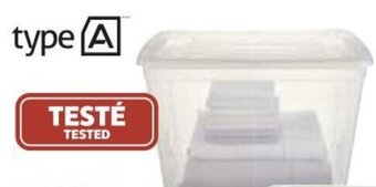 Canadian Tire 80L Tote with Wheels,Clear. offer