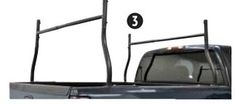 Canadian Tire Erickson 500=lb Truck Rack.Adjustable cross bars offer