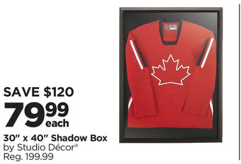 Michaels 30" x 40" Shadow Box by Studio Décor offer