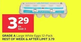 Rexall GRADE A Large White Eggs 12-Pack offer